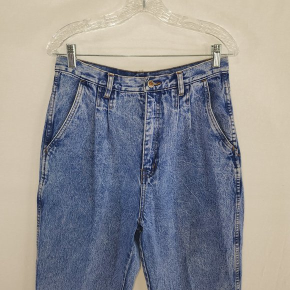 VINTAGE Bill Blass High Rise Relaxed Fit Mom Jeans Size 14 100% Cotton Exc. Cond - Picture 5 of 16